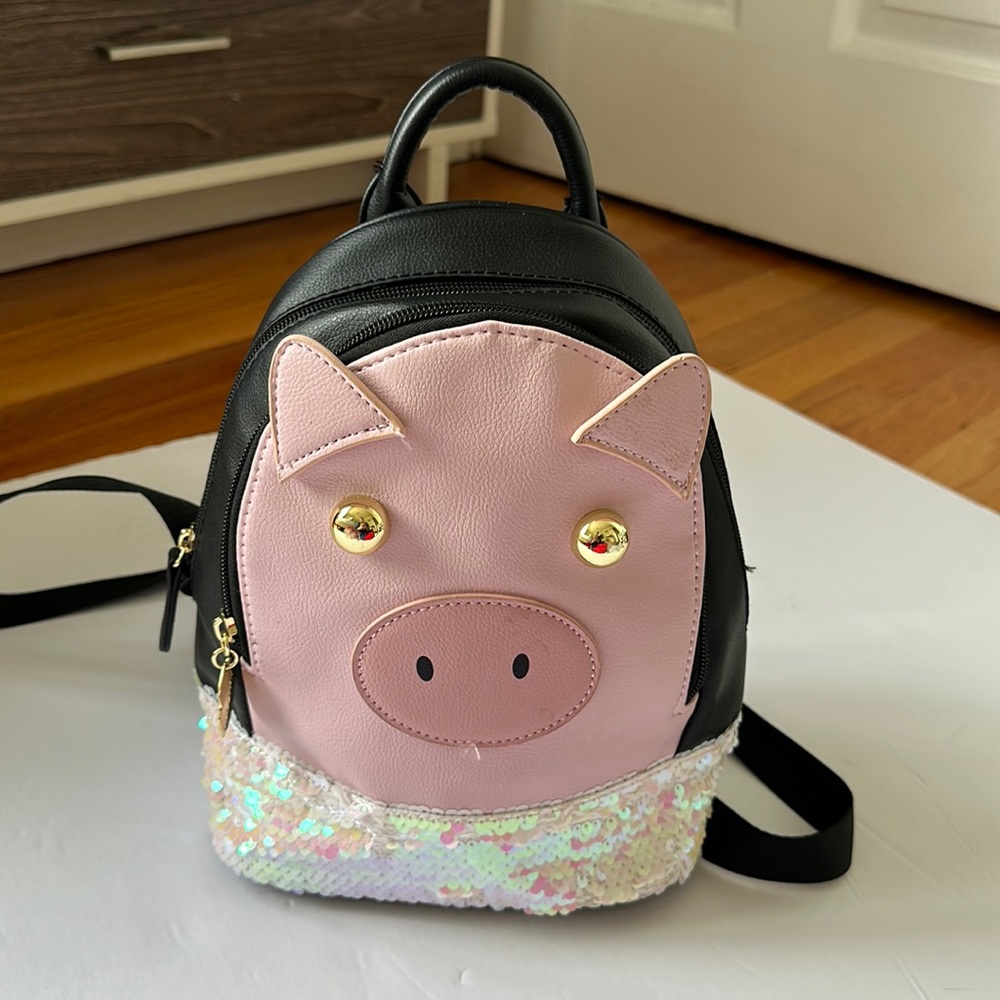 Betsey Johnson Mini Pig Backpack Gem